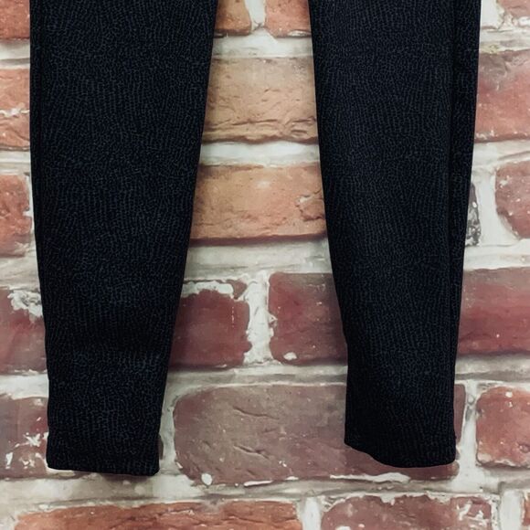 Anthropologie Sanctuary Pants Women's Medium Black Gray Abstract Stretchy Skinny - Picture 4 of 9